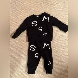 MSGM Kids Logo Printed Two-Piece Tracksuit